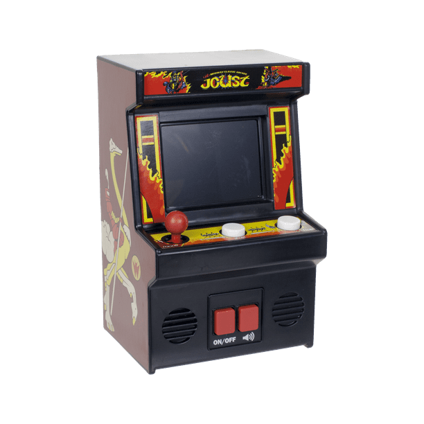 Super Mario Classic Small Arcade Game Palm Size with Real Sound and Joystick Black